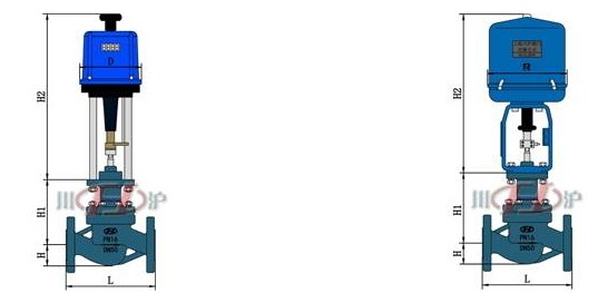 電動單座調(diào)節(jié)閥結構圖